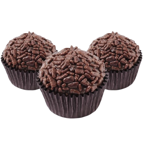 Seleção de brigadeiros e chocolates artesanais